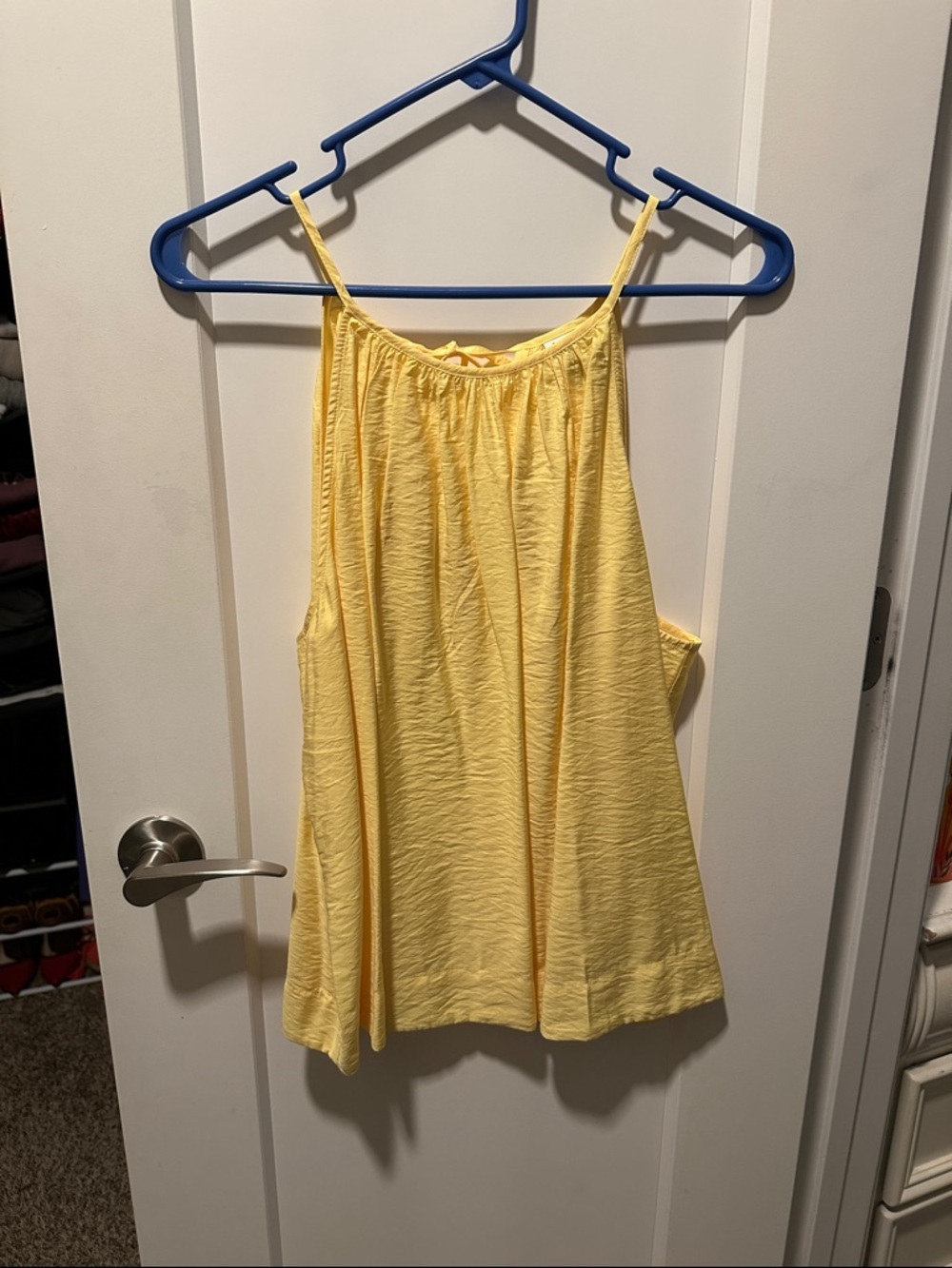 a new day Yellow Spaghetti-Strap Women's Camisole